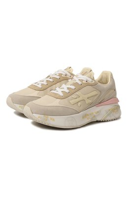 Premiata: Бежевые кроссовки 