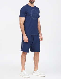 EA7 EMPORIO ARMANI: Сині футболки 