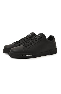 Dolce & Gabbana: Чёрные кеды  Portofino