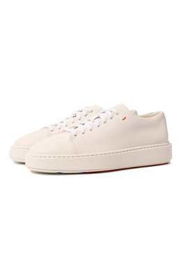 Santoni: Белые кеды 