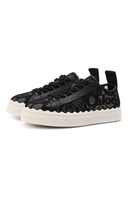 Chloé: Чёрные кеды  Lauren