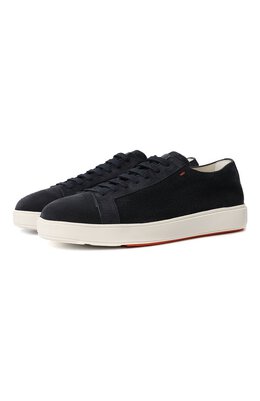 Santoni: Тёмные кеды  Cleanic