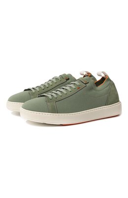 Santoni: Светлые кеды  Cleanic