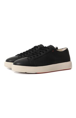 Santoni: Синие кеды  Cleanic