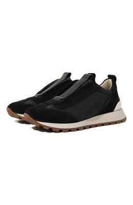Brunello Cucinelli: Чёрные кроссовки 