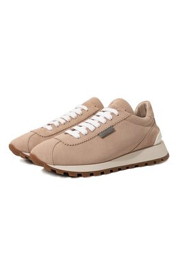 Brunello Cucinelli: Розовые кроссовки 