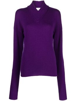 Sportmax: Свитер с v-образным вырезом 