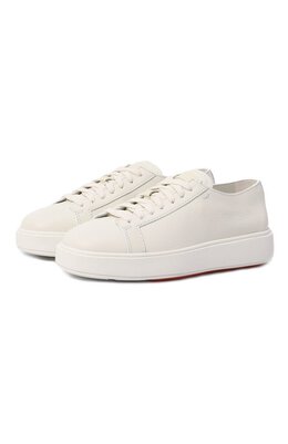 Santoni: Белые кеды 
