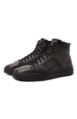 Santoni: Серые кеды 