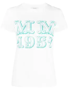 Max Mara: Футболка с принтом 