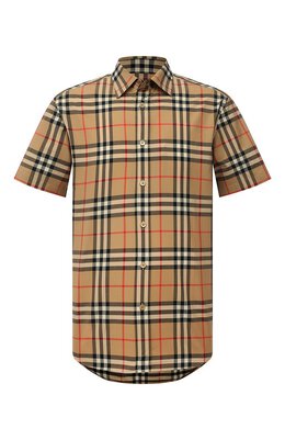 Burberry: Хлопковая рубашка 