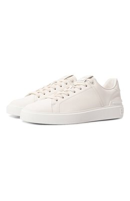Balmain: Белые кеды  B-Court