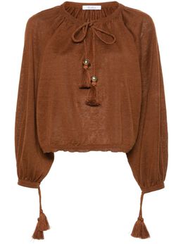 Max Mara: Льняной топ 