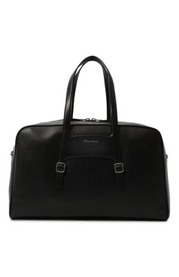 Santoni: Чёрная дорожная сумка 