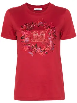 Max Mara: Футболка с блёстками 