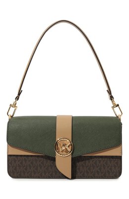 MICHAEL Michael Kors: Зелёная сумка 