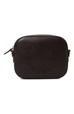Stella McCartney: Тёмная сумка  Stella Logo mini