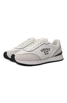 Versace: Белые кроссовки 