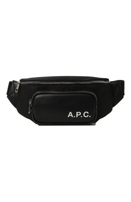 A.P.C.: Чёрная поясная сумка 
