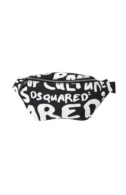 Dsquared2: Чёрная поясная сумка 