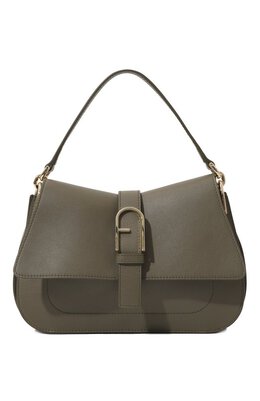 Furla: Сумка цвета хаки 