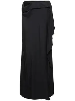 ANN DEMEULEMEESTER: Шёлковая юбка 