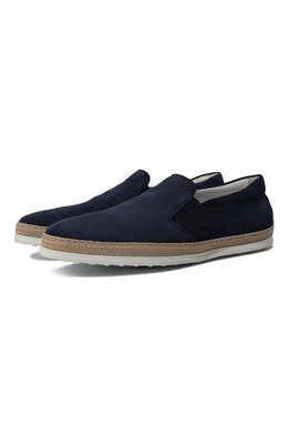 Tod’s: Синие мокасины  Gomma Rafia