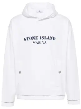 Stone Island: Толстовка с принтом 