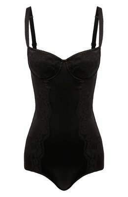 Dolce & Gabbana: Чёрный боди 