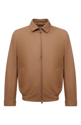 Kiton: Кожаная куртка 
