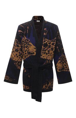 Saint Laurent: Чёрный кардиган 