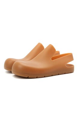 Bottega Veneta: Светлые сабо  BV Puddle