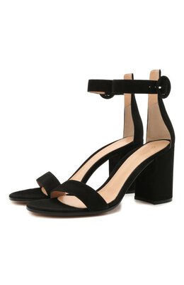 Gianvito Rossi: Чёрные босоножки  Versilia