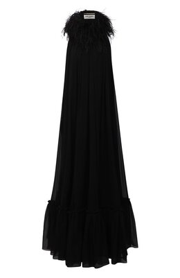 Saint Laurent: Шёлковое платье 