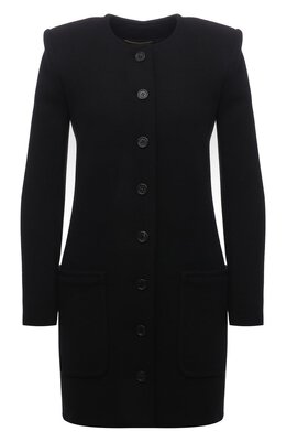 Saint Laurent: Платье из шерсти 