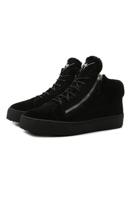 Giuseppe Zanotti Design: Чёрные кеды  Kriss Winter