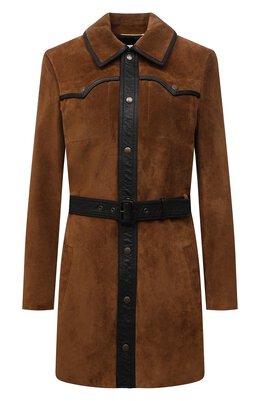 Saint Laurent: Замшевое платье 