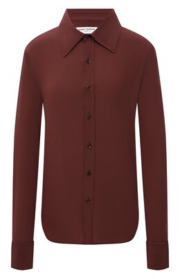 Saint Laurent: Шёлковая рубашка 