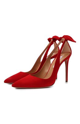 Aquazzura: Красные туфли  Bow Tie 105