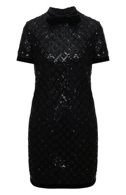 Saint Laurent: Платье с пайетками 