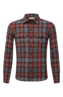 Saint Laurent: Рубашка из шерсти 