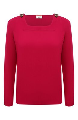 Saint Laurent: Блуза из вискозы 