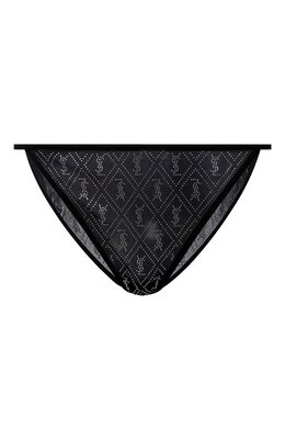Saint Laurent: Чёрные трусы 