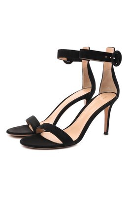 Gianvito Rossi: Чёрные босоножки  Portofino 85
