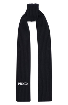 Prada: Синий шарф 