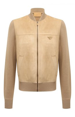Prada: Замшевый кардиган 