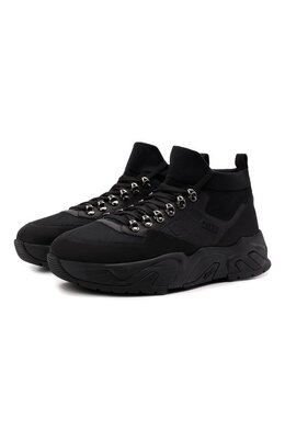 Zilli Sport: Чёрные кроссовки 