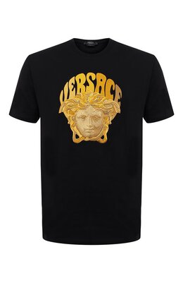 Versace: Хлопковая футболка 