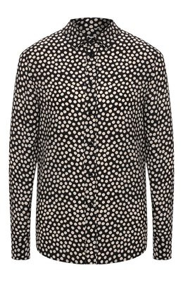 Saint Laurent: Шёлковая рубашка 