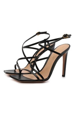Gianvito Rossi: Чёрные босоножки 
